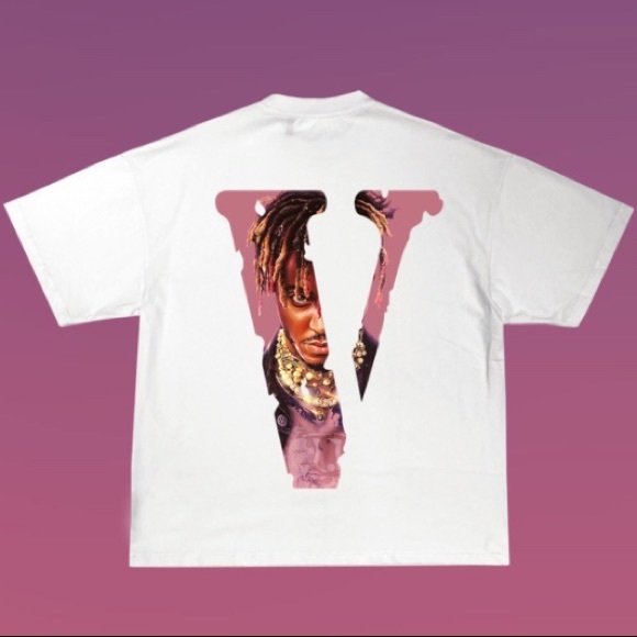Juice WRLD X VLONE white “Legends Never Die” tee M